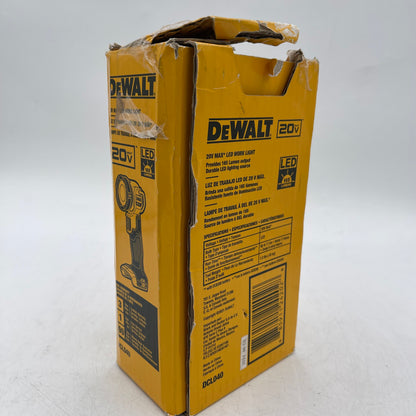 New DeWalt DCL040 20V MAX LED Work Light