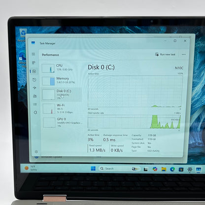 Onn Laptop 100002434 13.3" i3-8145U 2.1GHz 4GB RAM 128GB SSD