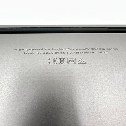 2019 Apple MacBook Pro 13.3" i5-8257U 1.4GHz 8GB RAM 128GB SSD Space Gray A2159