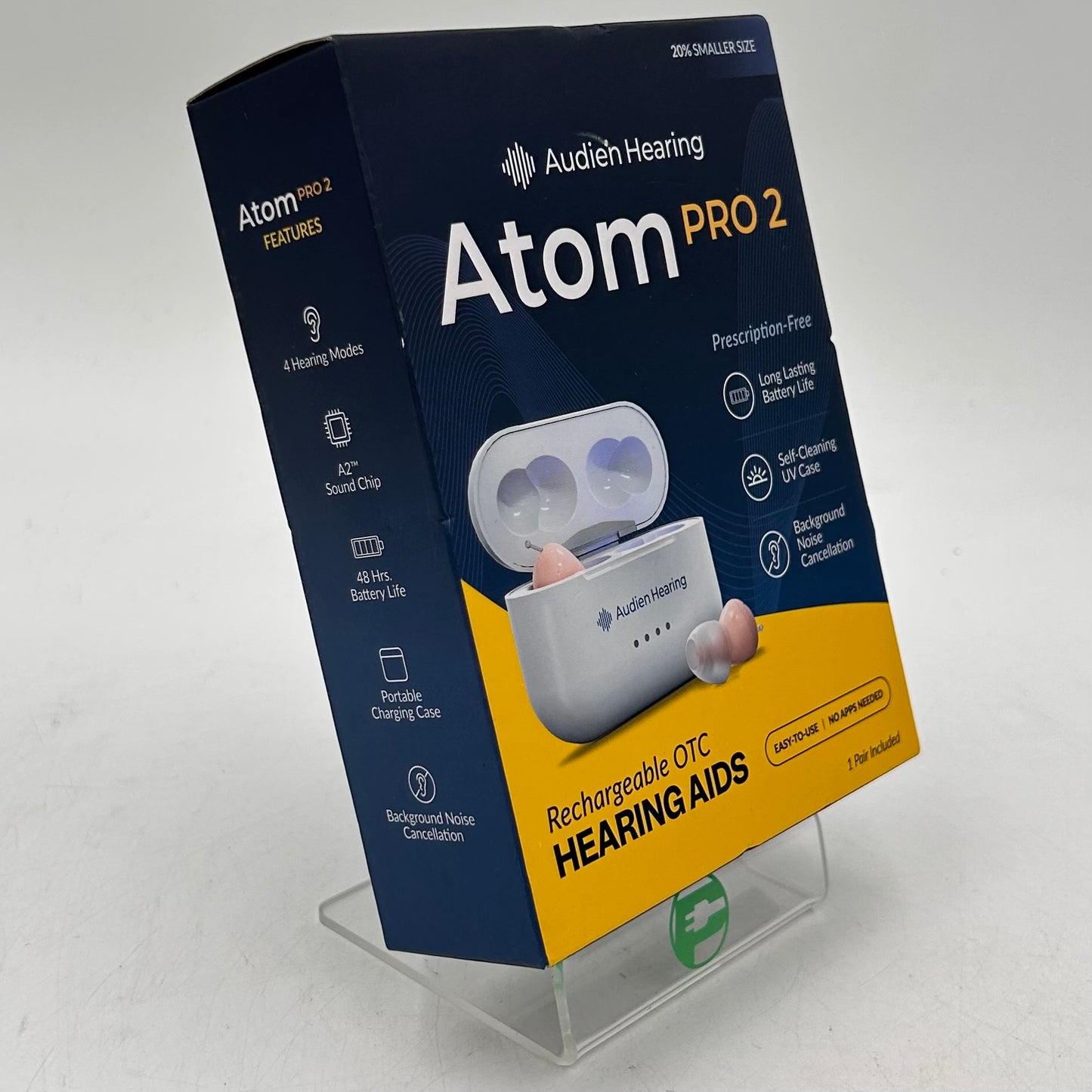 New Atom Pro 2 Over-The-Counter (OTC) Hearing Aid