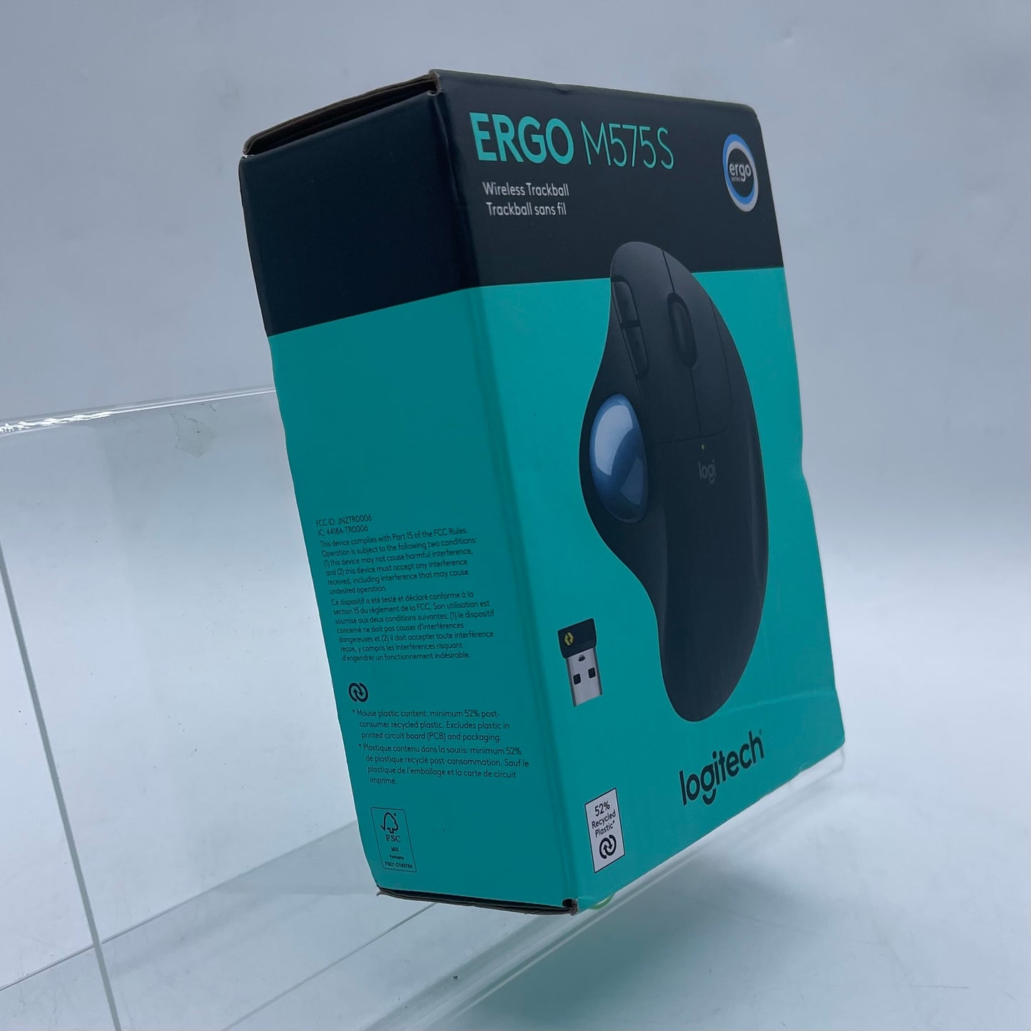 New Logitech ERGO M575S Wireless Trackball Mouse 910-007027