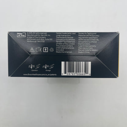New Braun Sensian 4 Forehead Thermometer BNT100