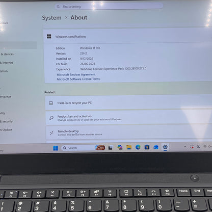 Lenovo ThinkPad T14 Gen 2 14" i7-1185G7 3.0GHz 48GB Ram 512GB SSD