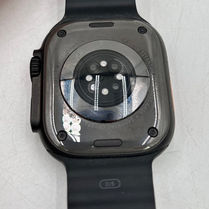 Unlocked Apple Watch Ultra 2 49MM Black Titanium Black Ocean Band MX4P3LW/A