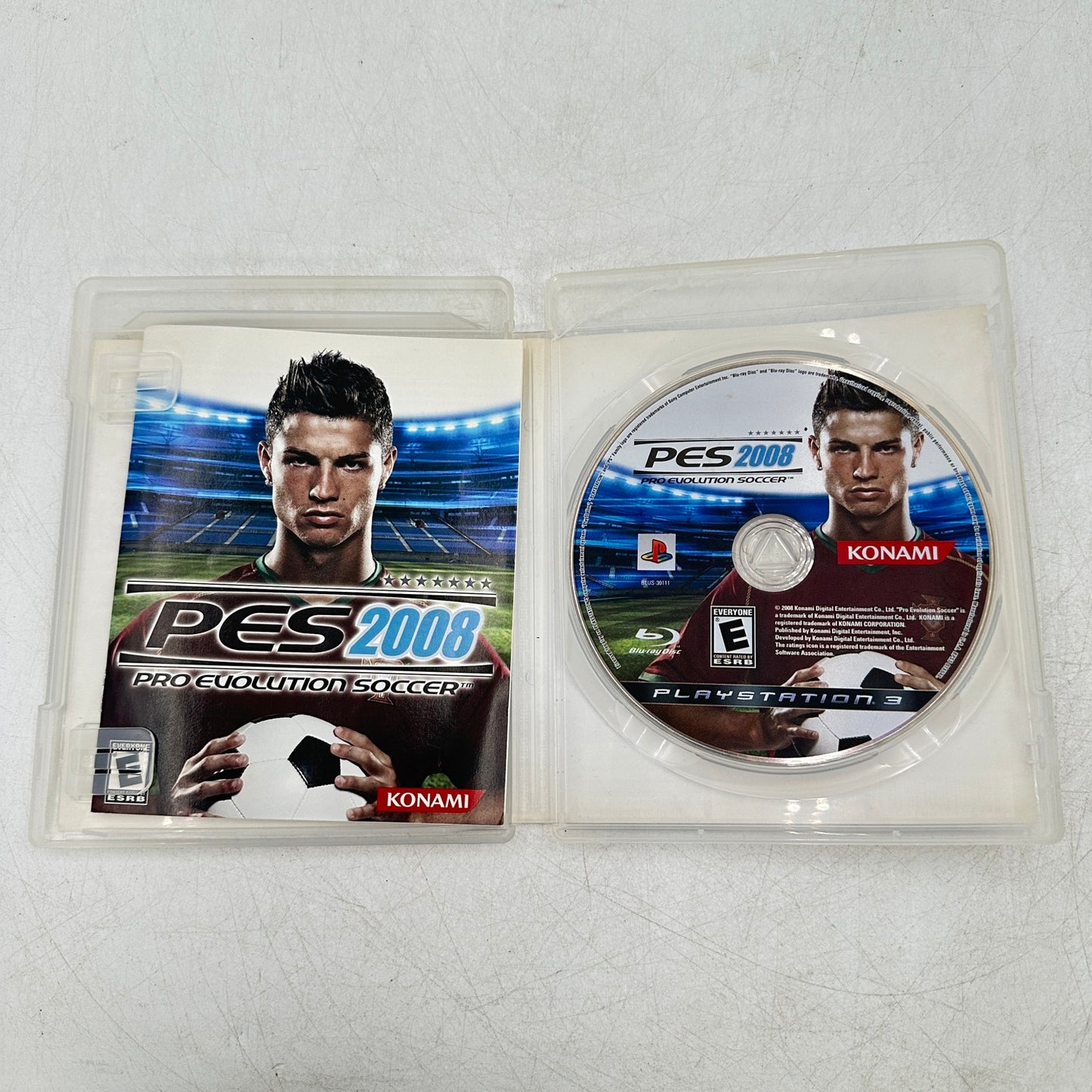 Lot of 2 Sony PlayStation 3 PS3 Games : GTA & PES 2008
