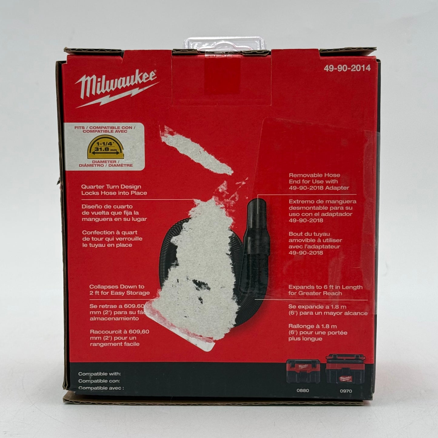New Milwaukee 49-90-2014 1-1/4" Expandable Hose