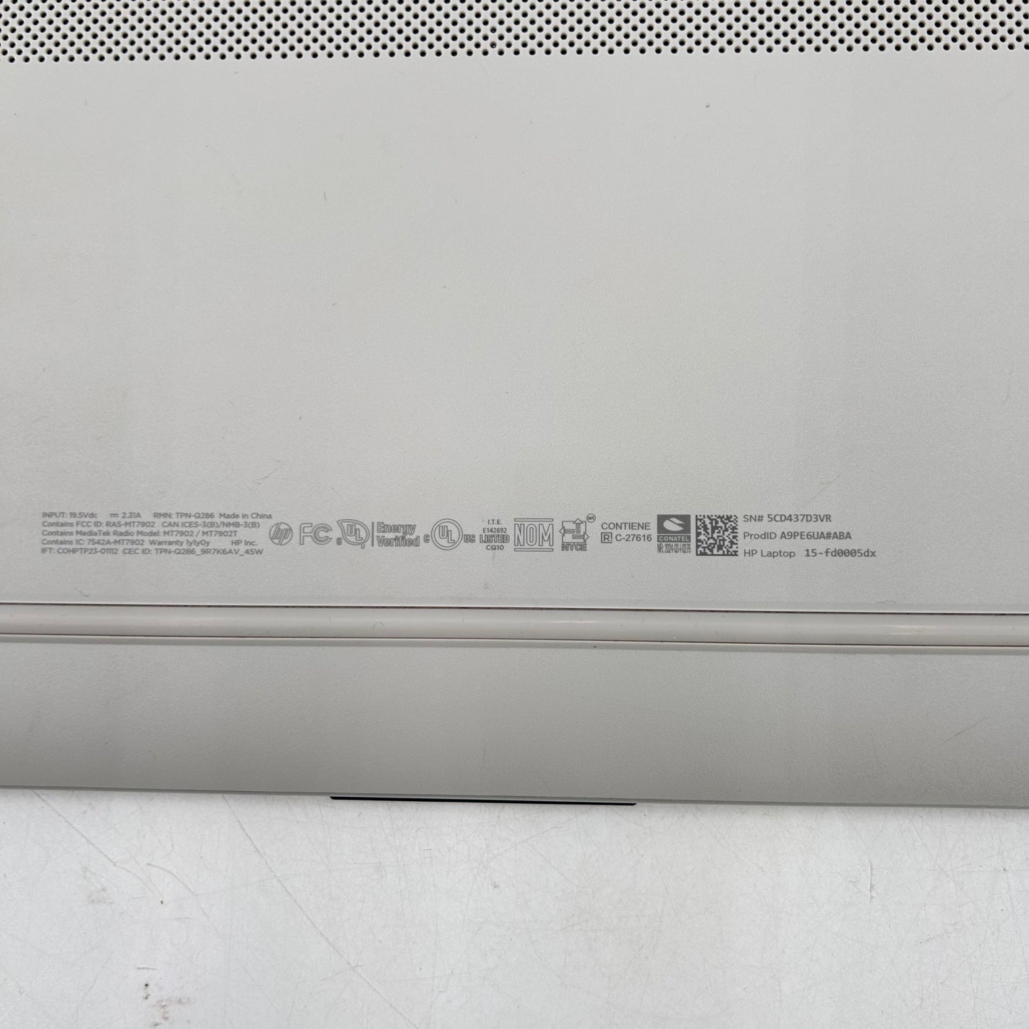 HP Laptop 15-FD0005DX 15.6" i5-1235U 1.3GHz 8GB RAM 512GB SSD