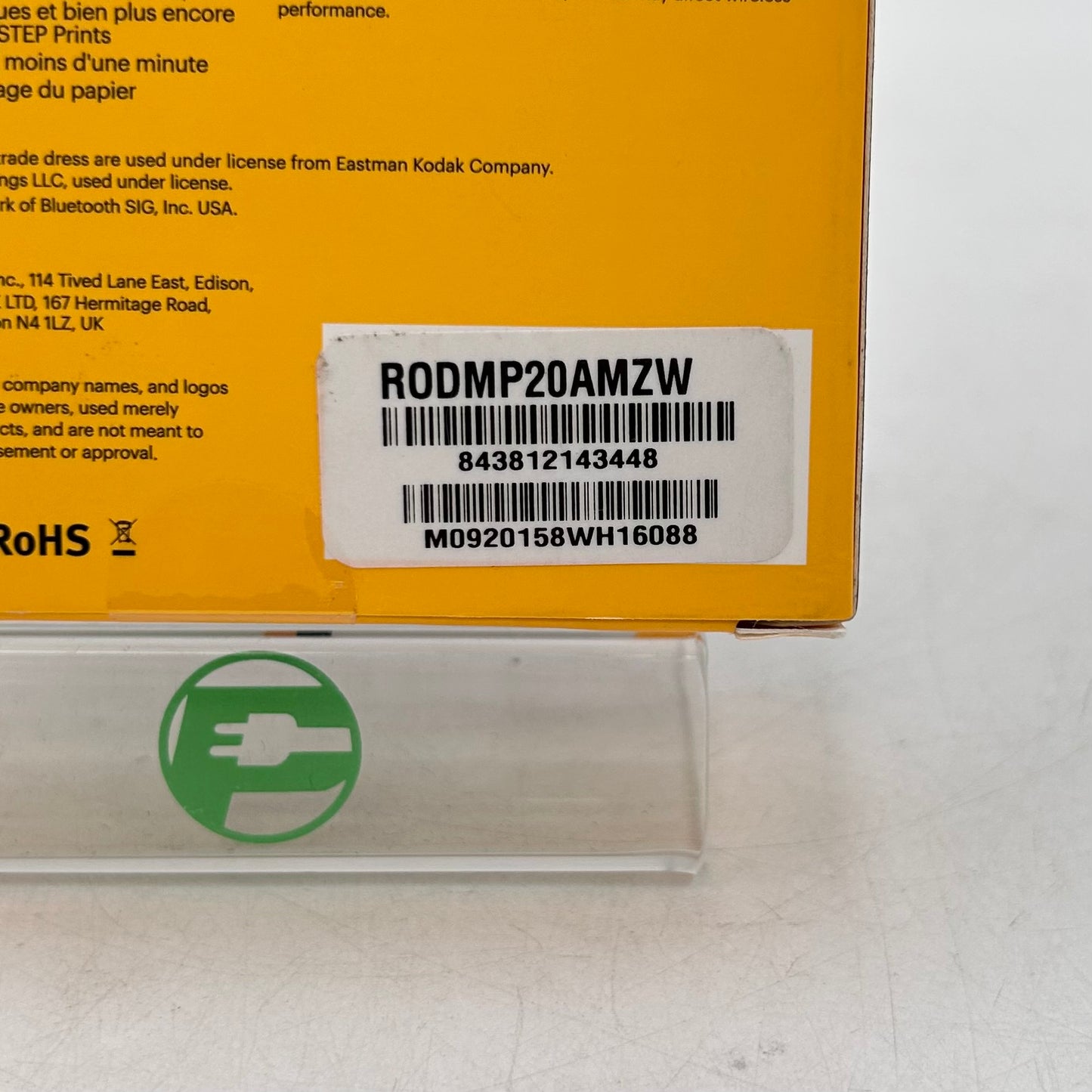 New Kodak Step Instant Mobile Photo Printer White RODMP20AMZW