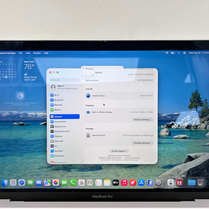 2020 Apple MacBook Pro 13.3" i7 2.3GHz 16GB RAM 512GB SSD Space Gray A2251