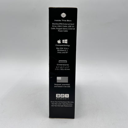 Glyph 3.5" Blackbox Pro Enterprise 12TB USB-C to USB-C/A HDD BBPR12000ENT