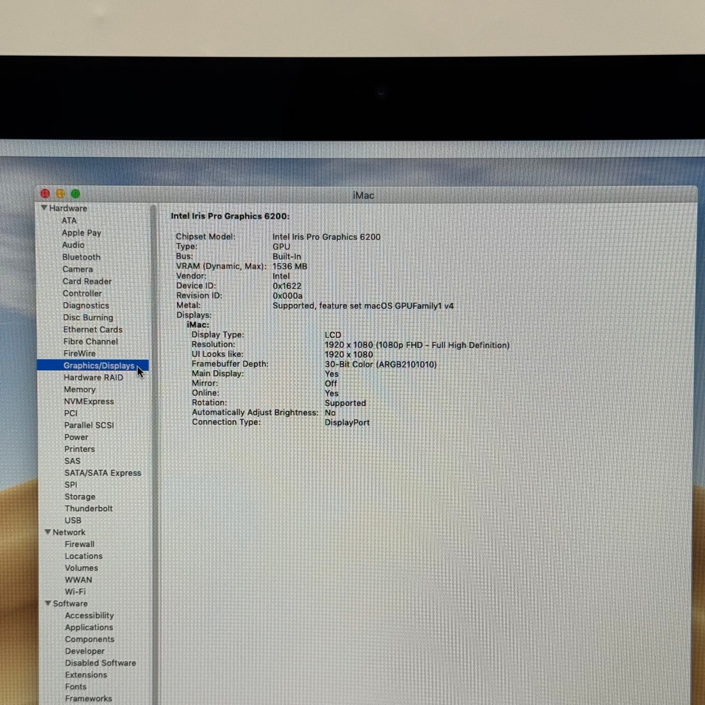2015 Apple iMac 21.5" i5 2.8GHz 8GB RAM 1TB HDD Silver A1418
