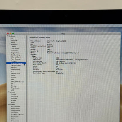2015 Apple iMac 21.5" i5 2.8GHz 8GB RAM 1TB HDD Silver A1418