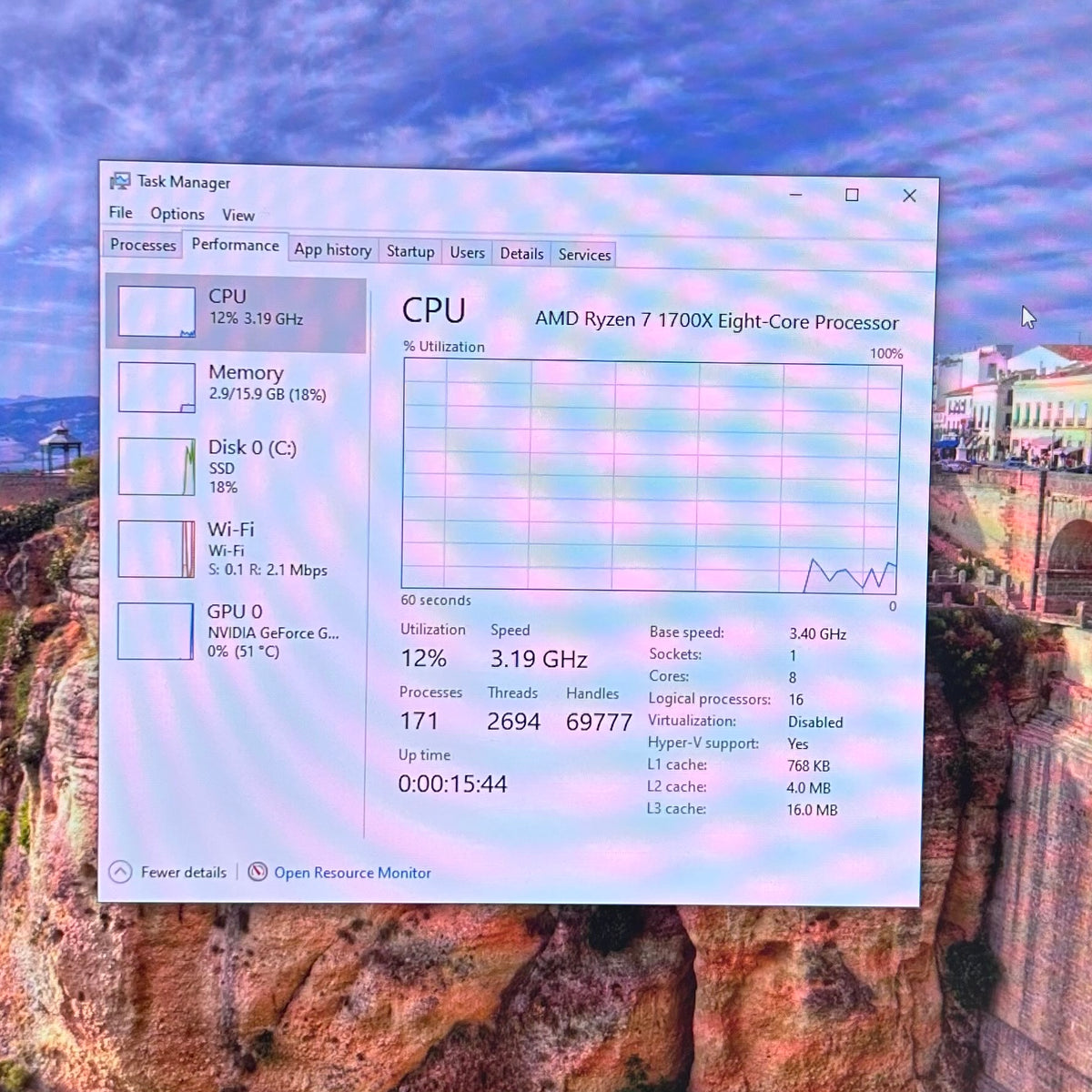 AMD Ryzen 7 1700X 3.40GHz 8 Core YD170XBCM88AE 16 Thread AM4