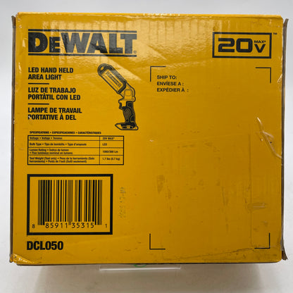 New DeWalt DCL050 20V MAX Led Hand Area Light