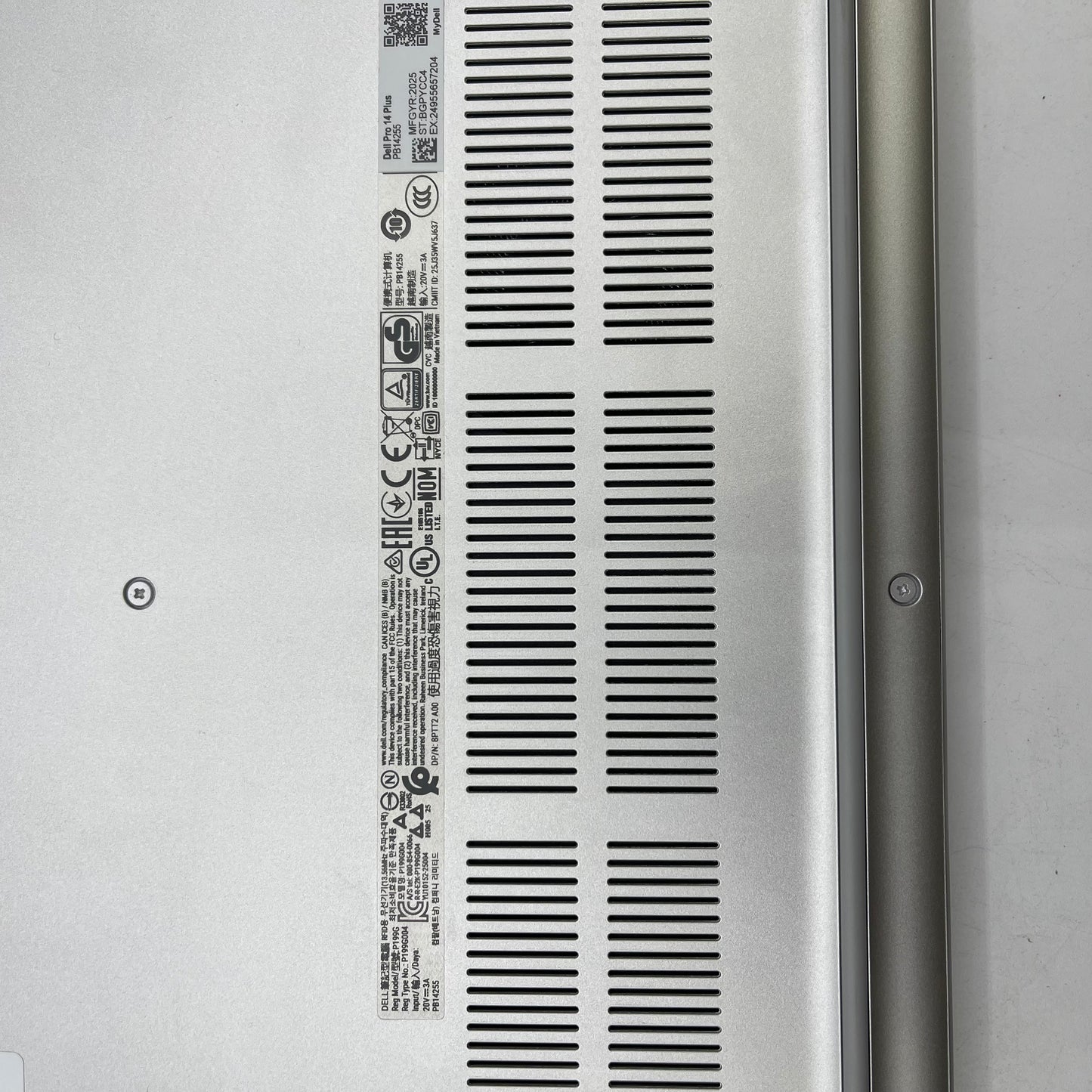 Dell Pro 14 Plus PB14255 14" Ryzen AI 7 Pro 350 2.0GHz 64GB RAM 256GB SSD