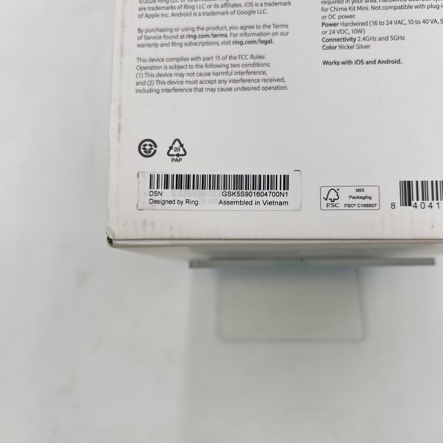 New Ring Wired Doorbell Plus 2nd Gen