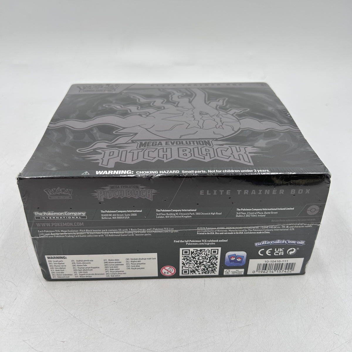 New Pokemon TCG Mega Evolution: Pitch Black  Elite Trainer Box