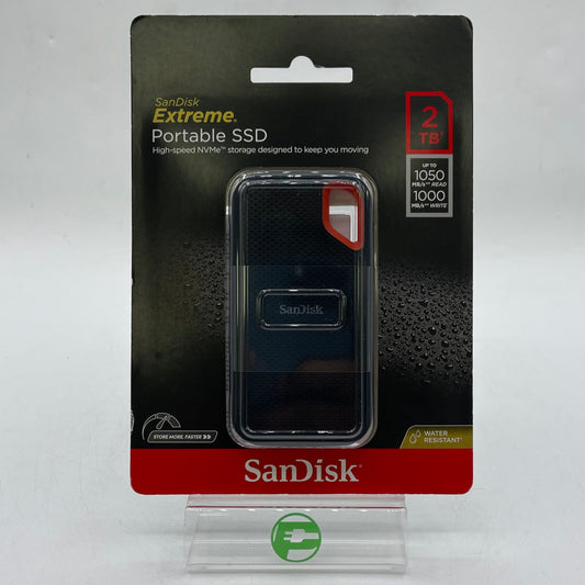 New Sandisk Extreme Portable 2TB SSD SDSSDE61-2T00-AT