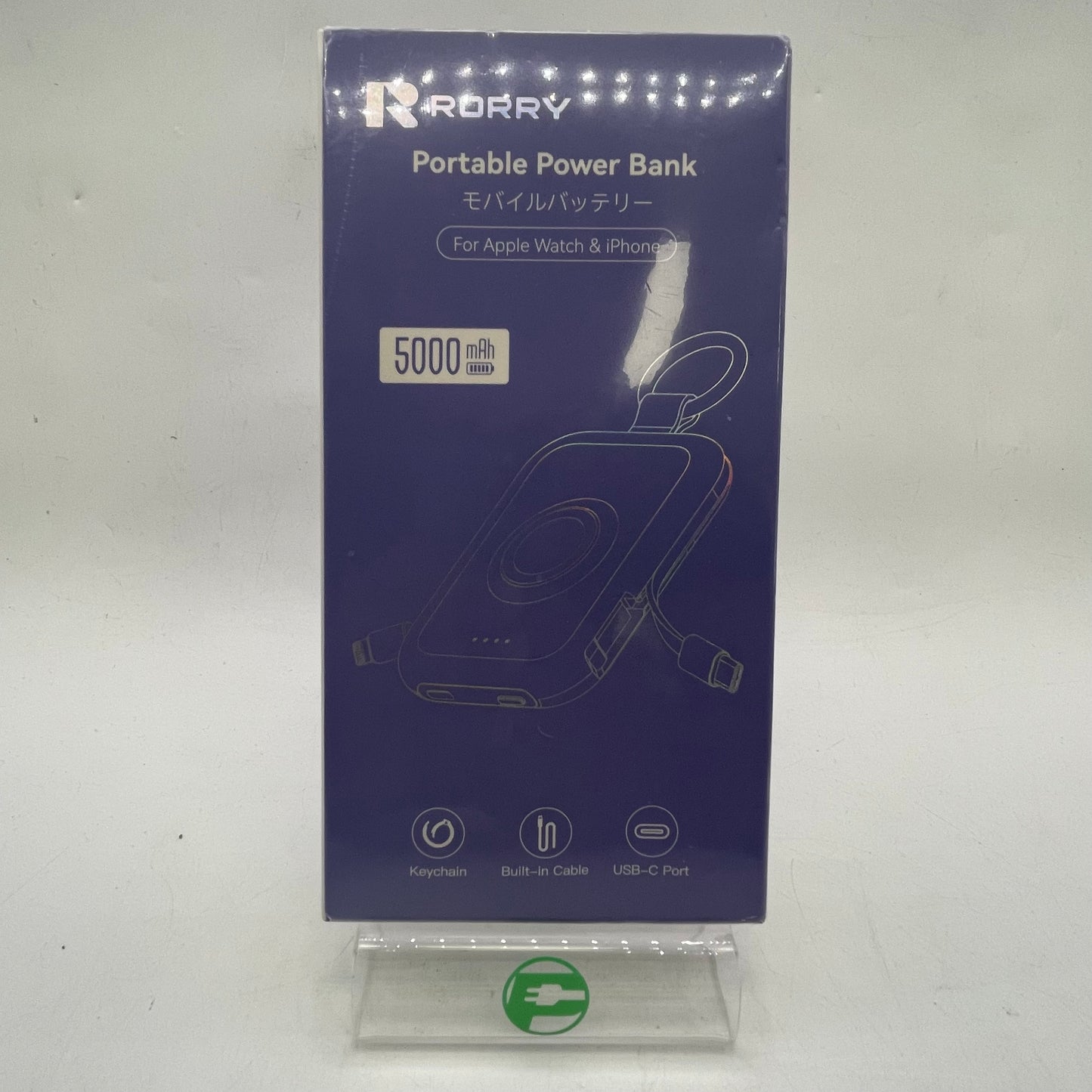New Rorry Portable Power Bank 5000 mAh for Apple Watch & iPhone D2