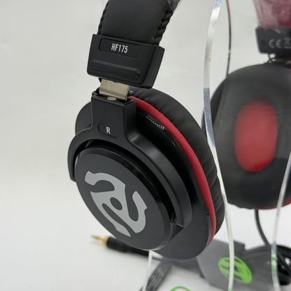 Numark Over-Ear Wired Professional DJ/Studio Monitor Headphone Black/Red HF175