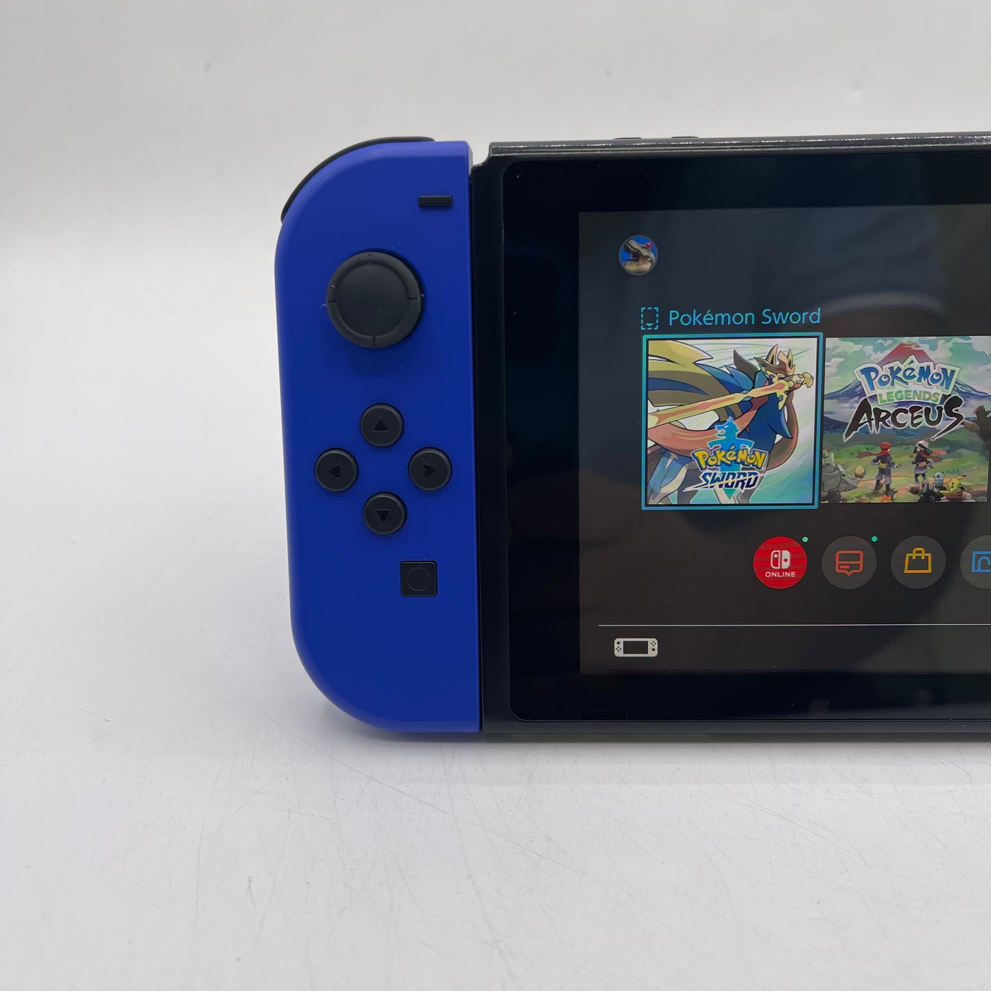 Nintendo Switch v1 Console Gaming System HAC-001 Blue/Neon Yellow
