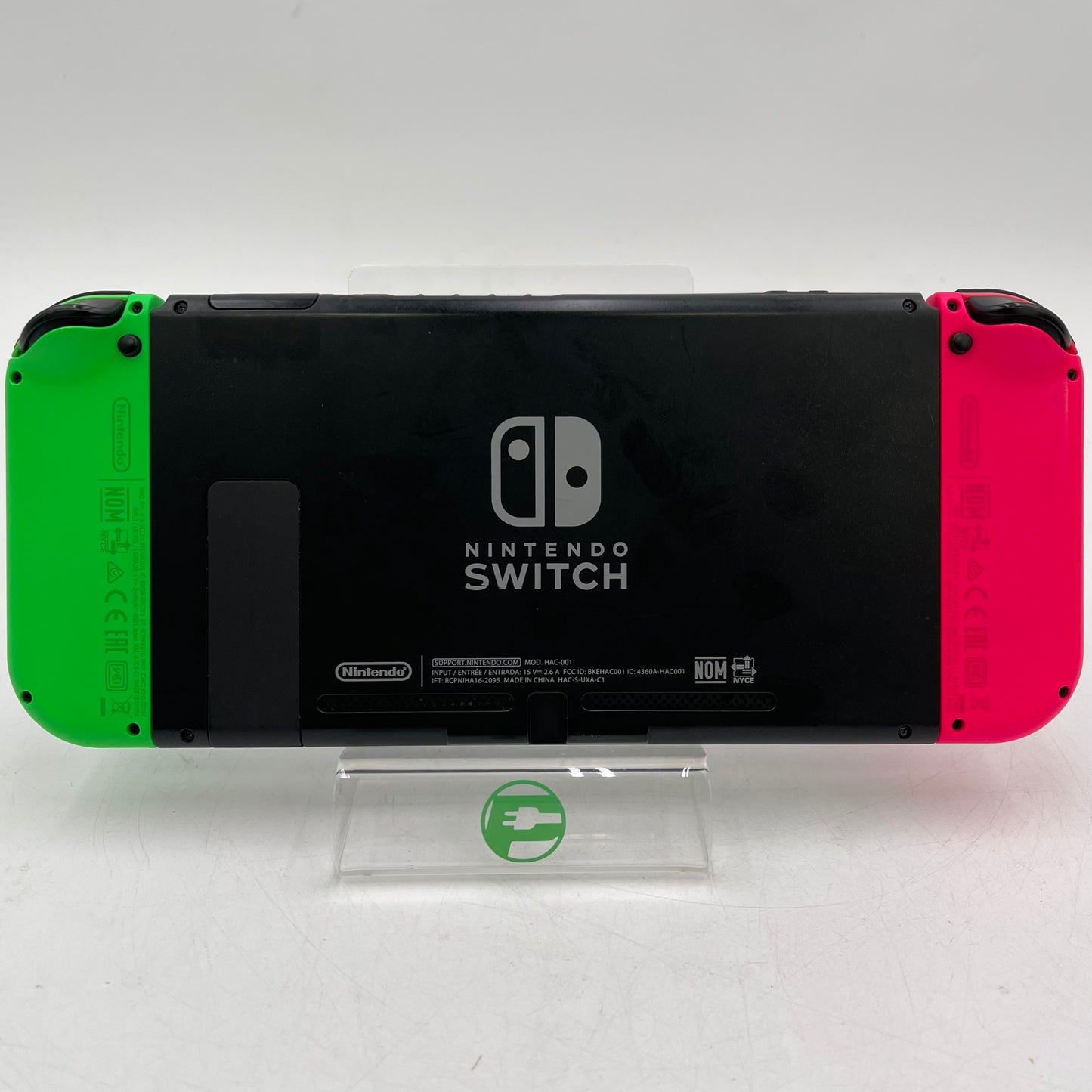 Nintendo Switch v1 Console Gaming System HAC-001 Pink/Green