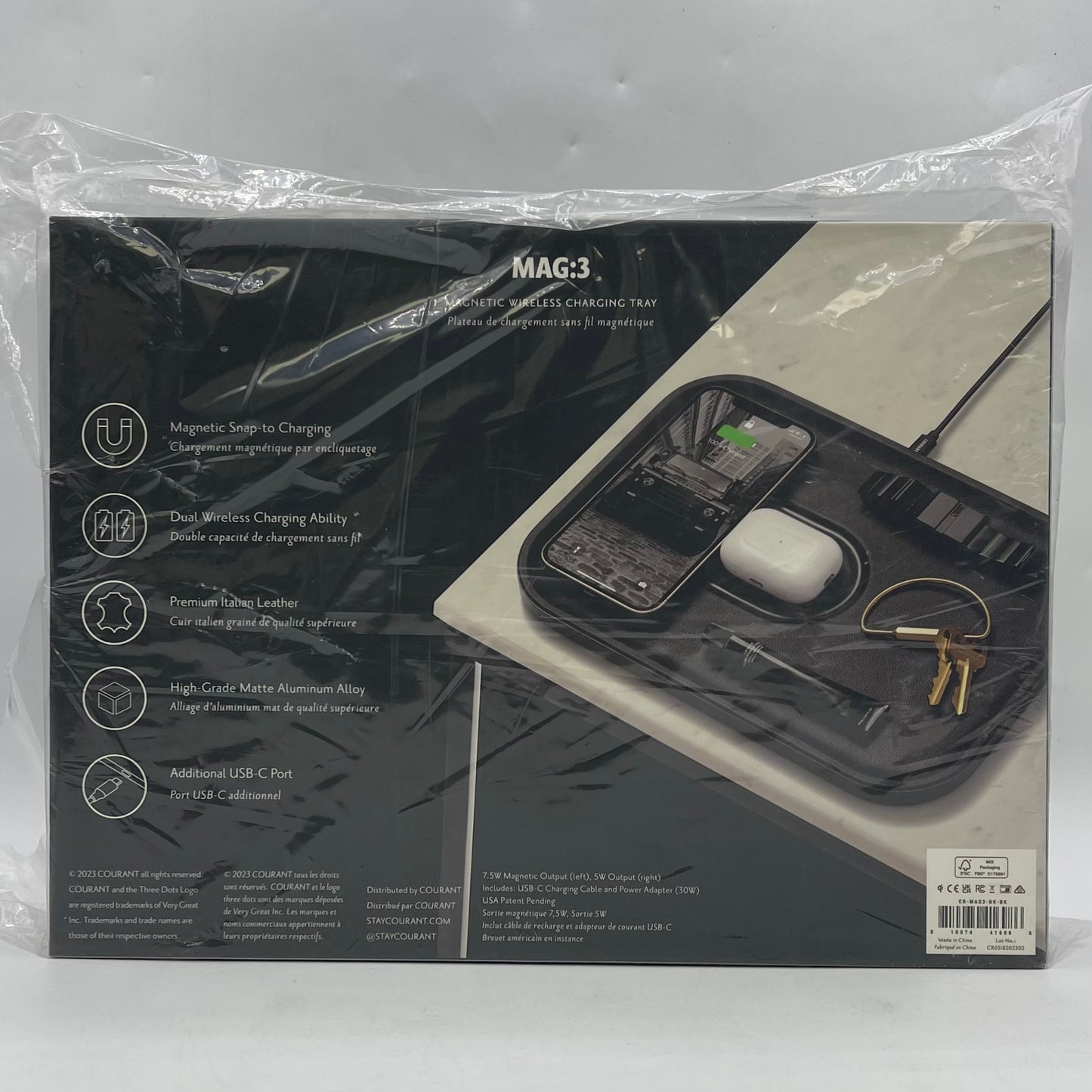 New COURANT Magnetic Wirless Charging Tray MAG 3