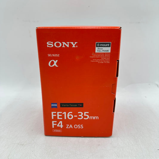 New Sony Vario-Tessar T* 16-35mm f/4 ZA OSS E-Mount Full-Frame Lens SEL1635Z