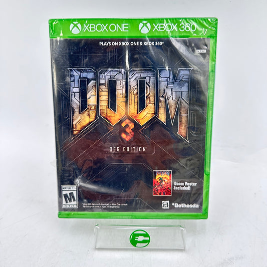 New Doom 3 BFG Edition (Microsoft Xbox One, 2016) Doom Poster Included
