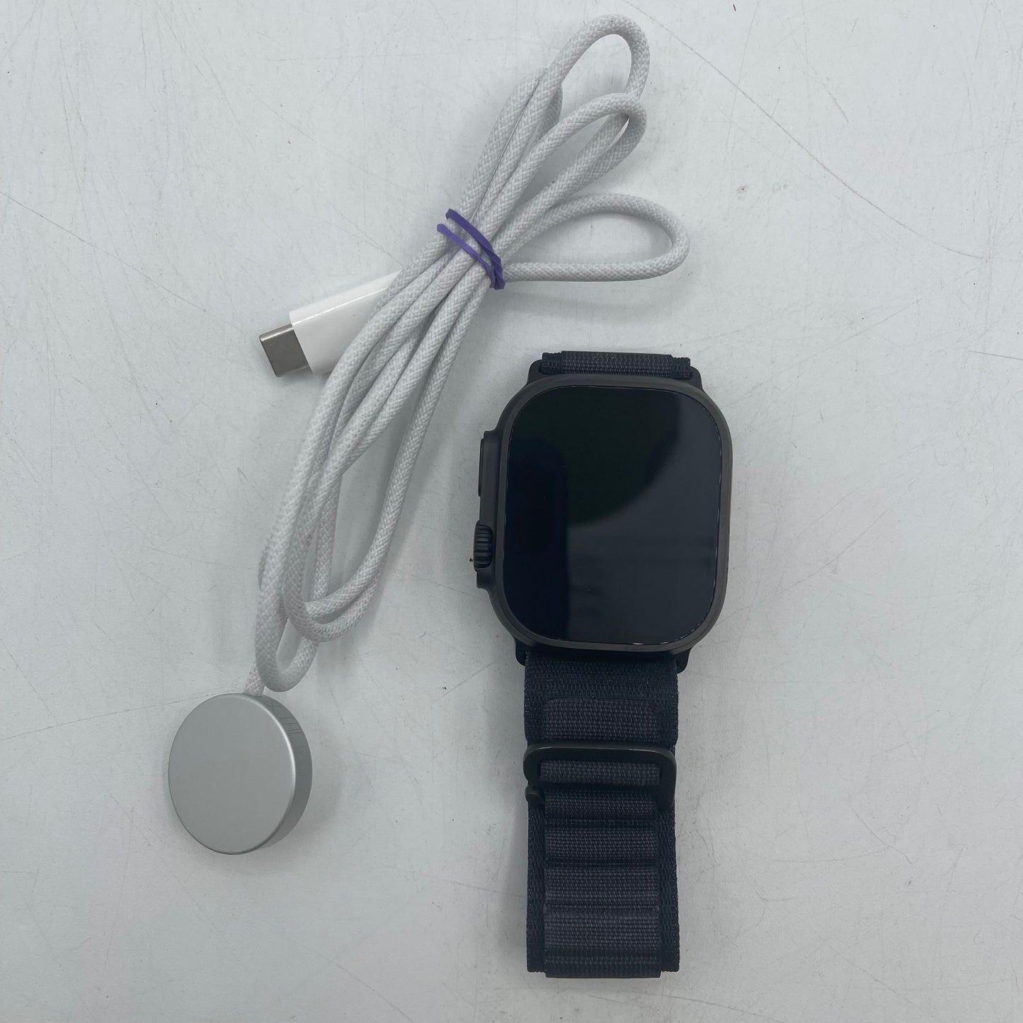 Unlocked Apple Watch Ultra 3 49MM Black Titanium Black Alpine Loop MF0Q4QF/A