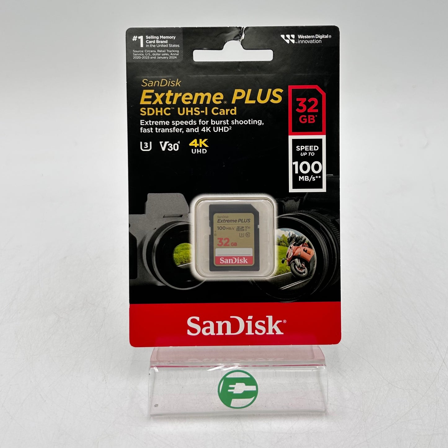 New SanDisk Extreme Plus 32GB 100MB/s SDHC Card 4K SDSDXWT-032G-APCIN