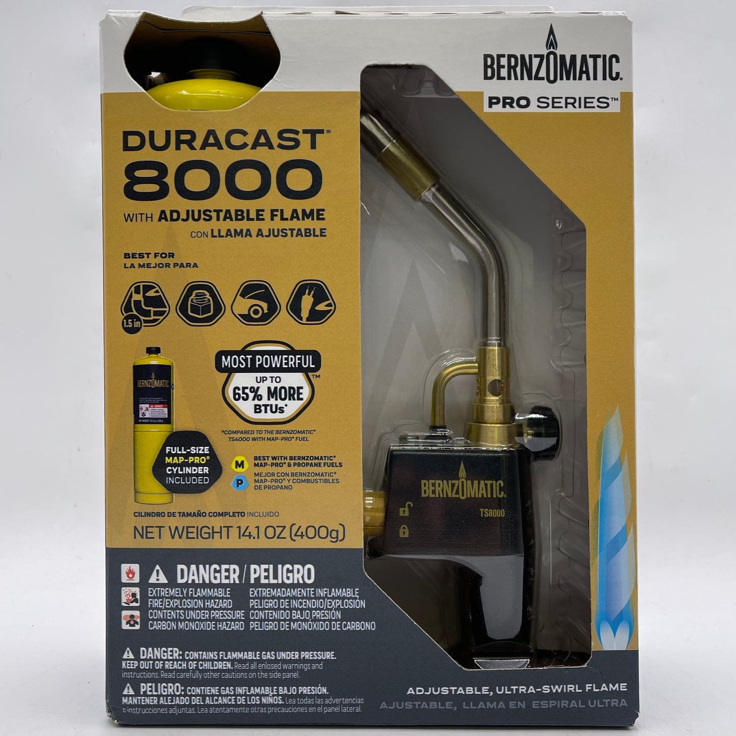 New Bernzomatic Duracast 8000 Ultra Swirl Flame