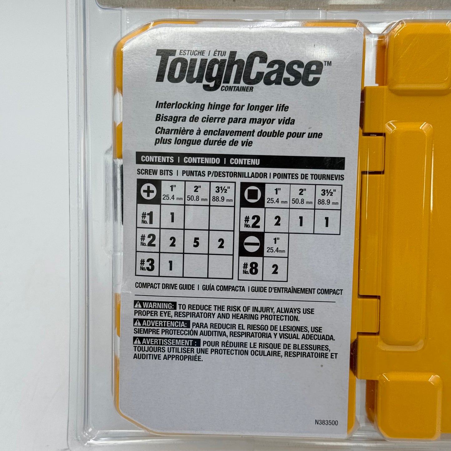 New DeWalt DW2174 18-Piece Screwdriving Set With Tough Case