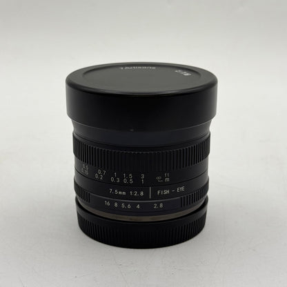 7Artisans Fisheye Prime Lens 7.5mm f/2.8 ED For Canon EF-M Mount