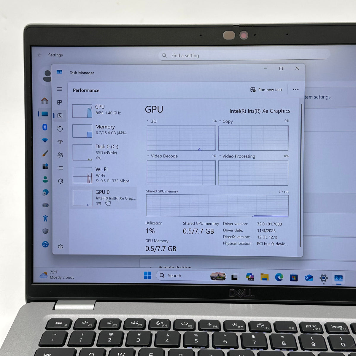 Dell Latitude 5420 14" i7-1185G7 3.0GHz 16GB RAM 512GB SSD