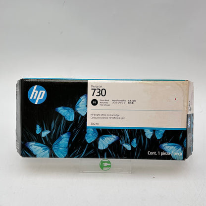 New HP Design Jet 730 P2V73A Photo Black Ink Cartridge 300ml