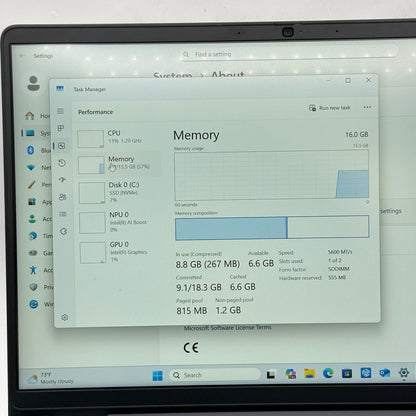 Dell Pro 14 PC14250 14" Core Ultra 5 235U 1.5GHz 16GB RAM 512GB SSD
