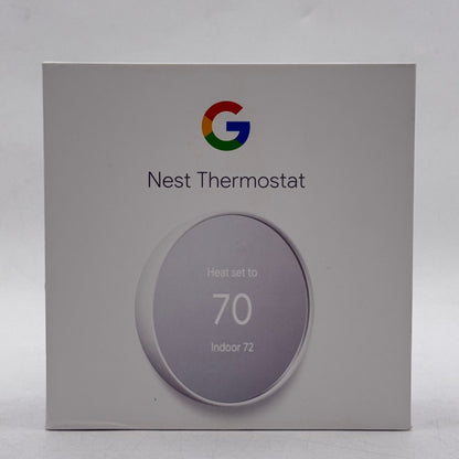 New Google Nest Thermostat Smart Thermostat Snow GA01334-US