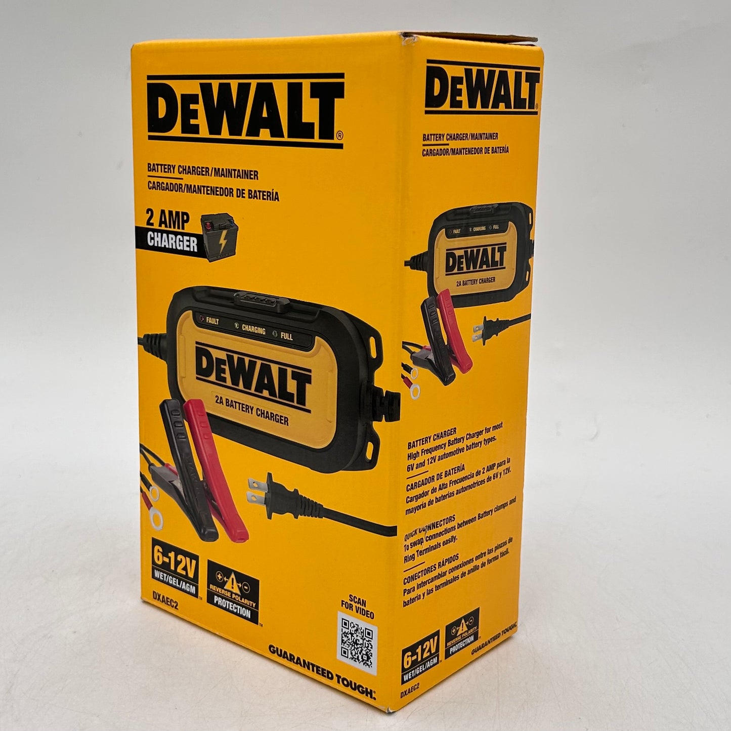 New DeWalt DXAEC2 12V Battery Charger & Maintainer