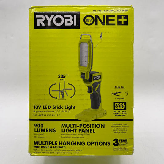 New Ryobi PCL668B 18V Led Stick Light