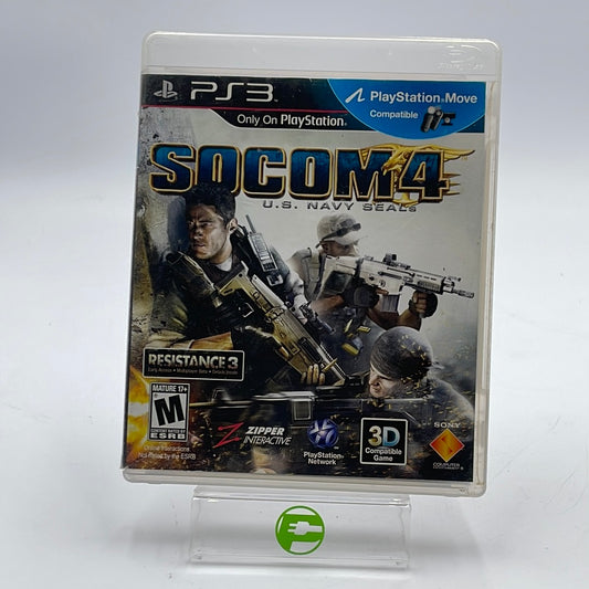 SOCOM 4: US Navy SEALs  (Playstation 3,  2011)