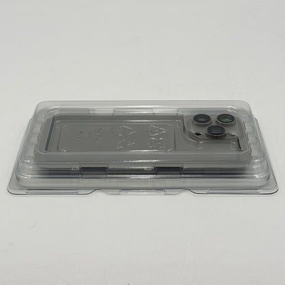 New Genuine iPhone 16 Pro Max OEM Back Glass Replacement Kit - Natural Titanium