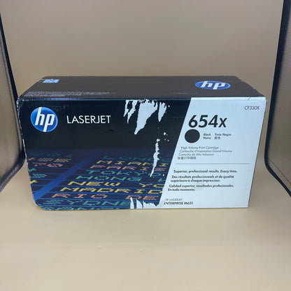 New HP 654X CF330X Black Ink Cartridge