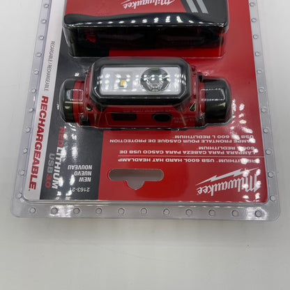 New Milwaukee 2163-21 Redlithium Usb 600L Hard Hat HeadLamp