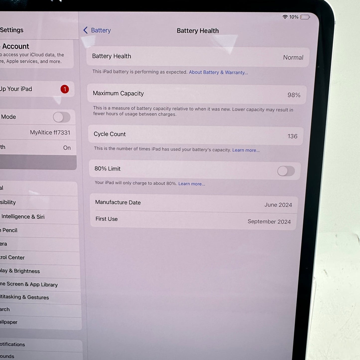 WiFi Only Apple iPad Pro 13" M4 256GB Silver MVX33LL/A