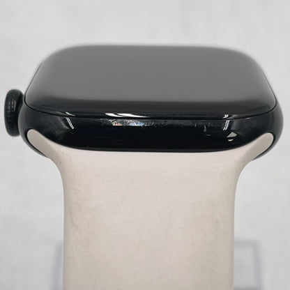 Unlocked Apple Watch Series 11 46MM Jet Black Aluminum Starlight Sport Band 