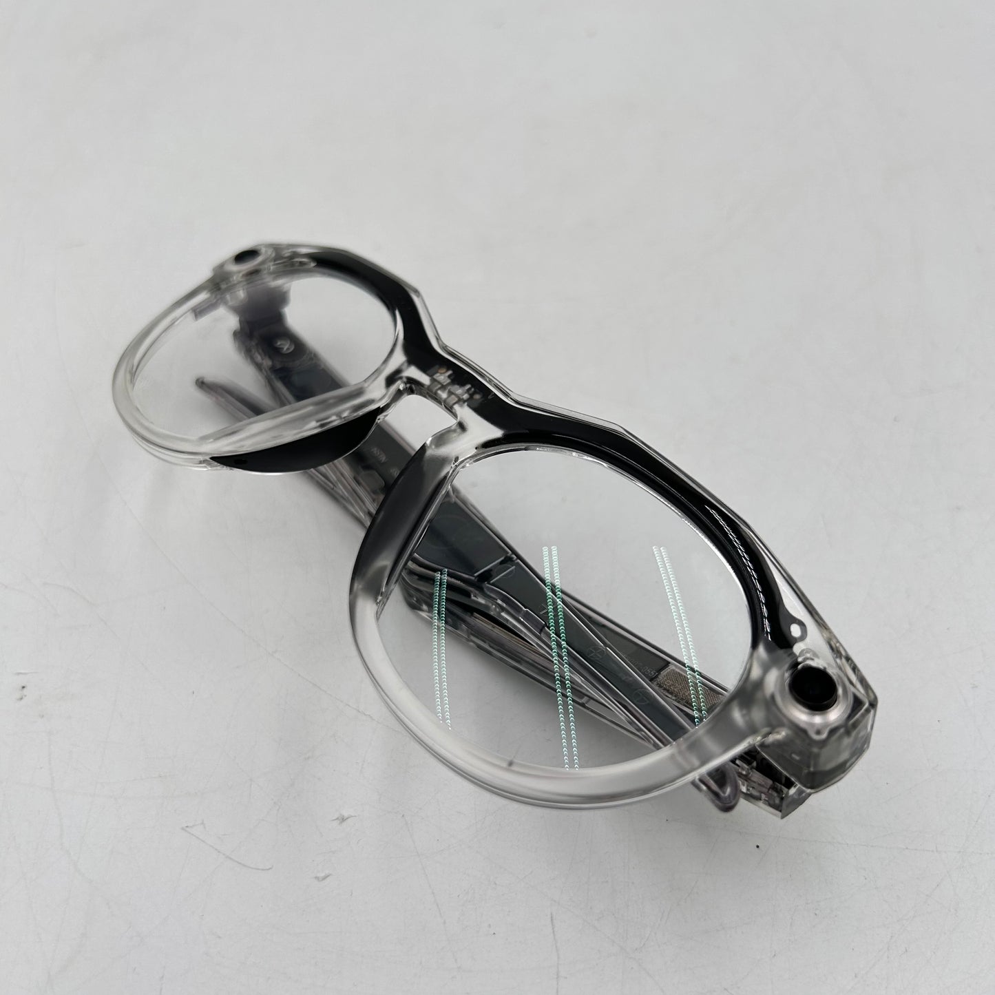 Oakley Meta HSTN Clear Transitions OW8002-02 AI Smart Glasses