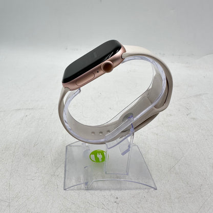 Factory Unlocked Apple Watch Series 10 46MM Rose Gold Aluminum w/ Sport Band  