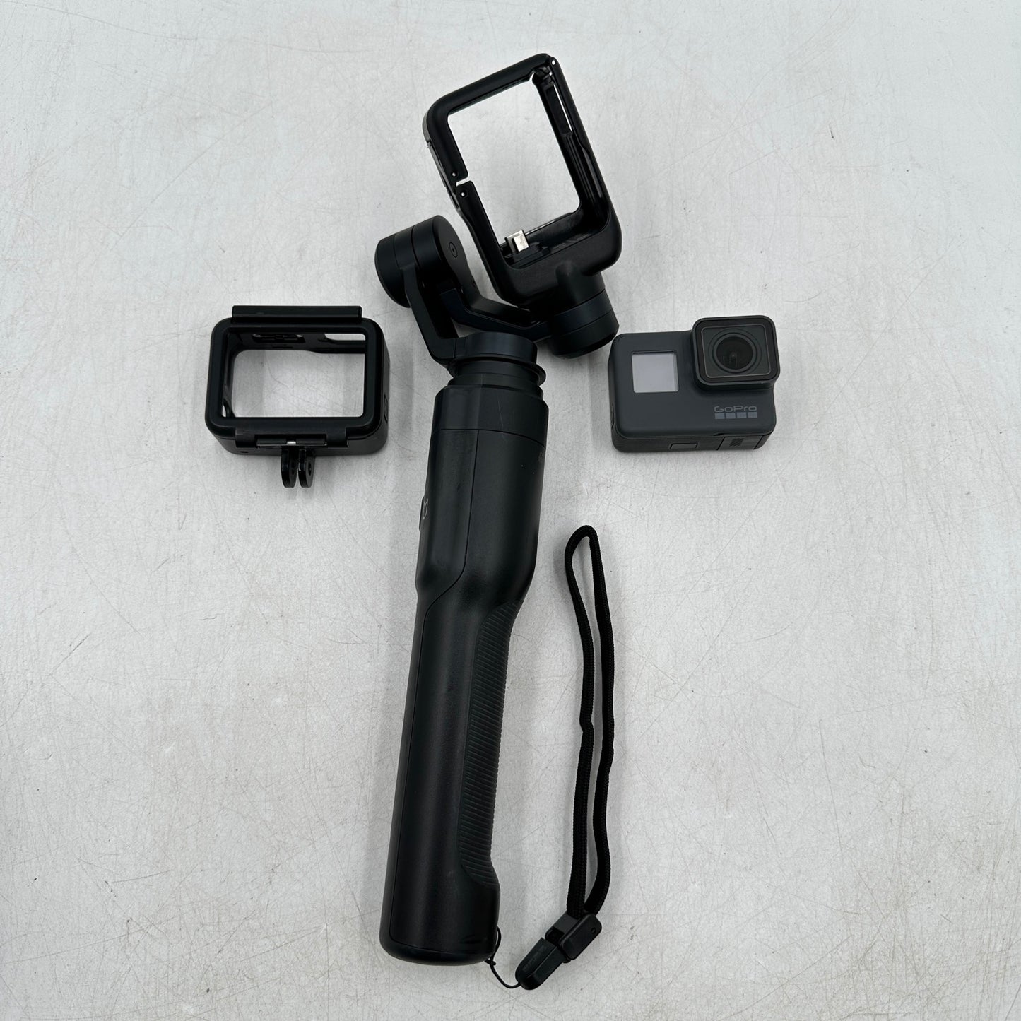 GoPro Hero5 Black 12MP 4K Action Camera CHDHX-501 w/ Grip & Stabilizer