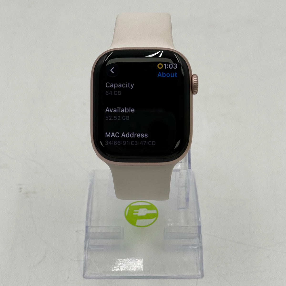 GPS Only Apple Watch Series 10 42MM Rose Gold Aluminum Light Blush Sport Band